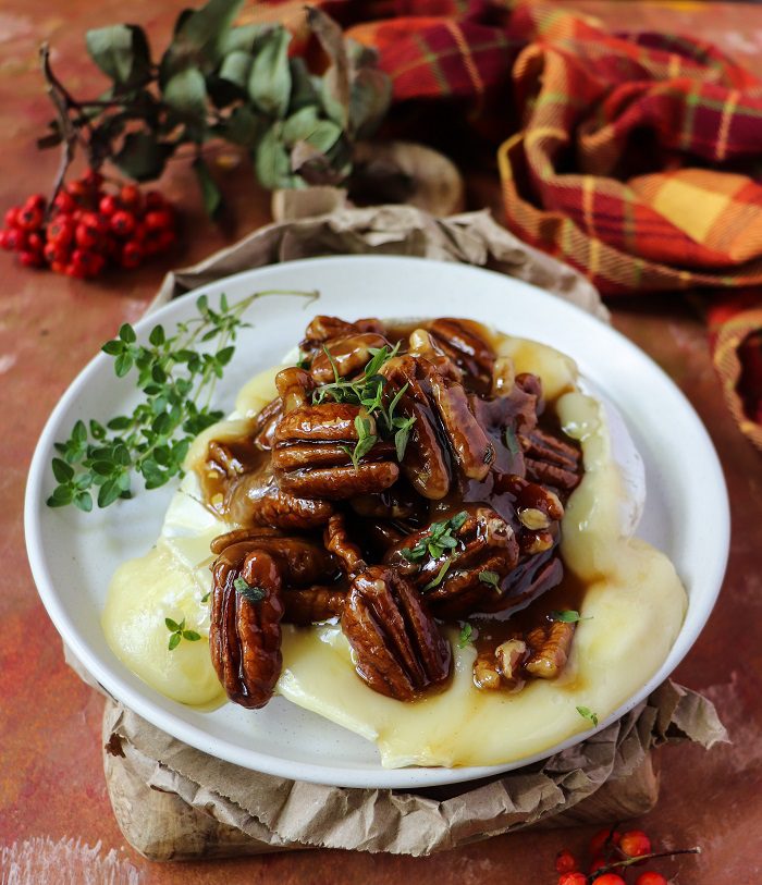 Baked Pecan Maple Brie
