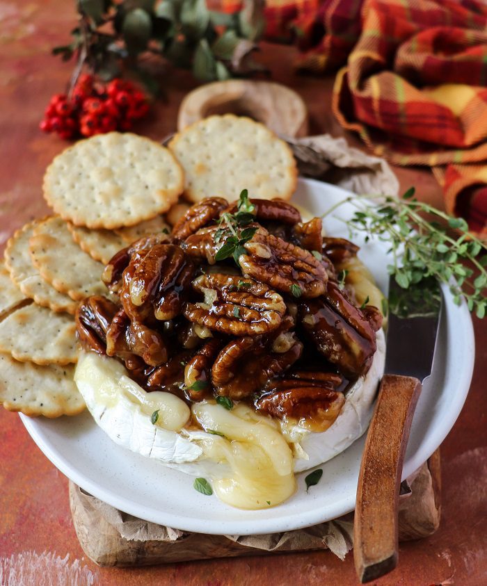 Baked Pecan Maple Brie