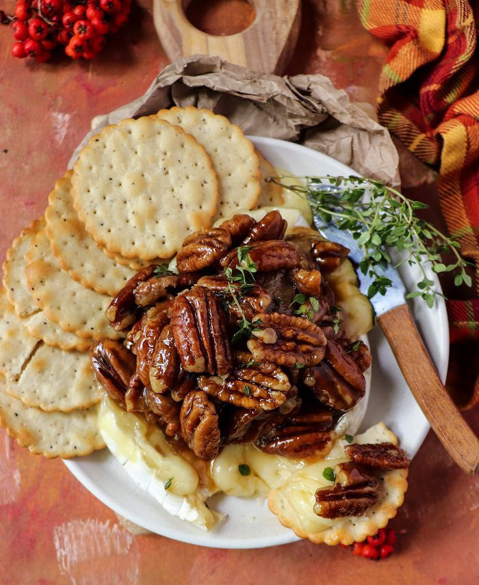 Baked Pecan Maple Brie