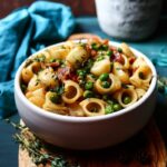 Pasta with Green Peas and Prosciutto