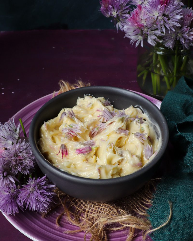 Chive Blossom Butter