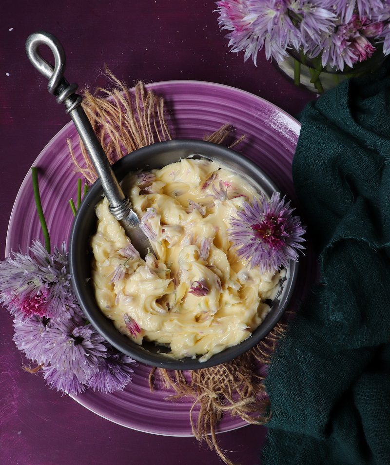 Chive Blossom Butter