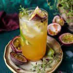 Passion Fruit Green Iced Tea