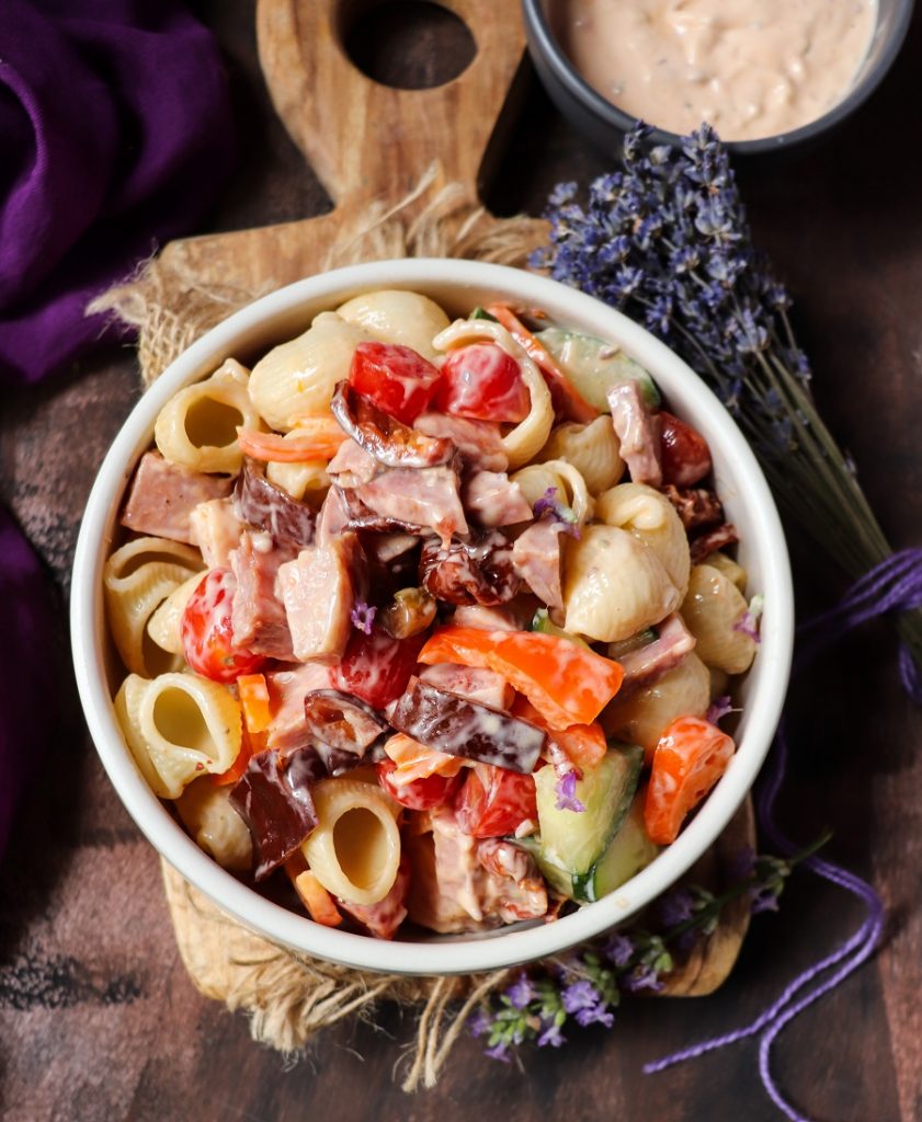 Pasta Salad with Creamy Lavender Sauce