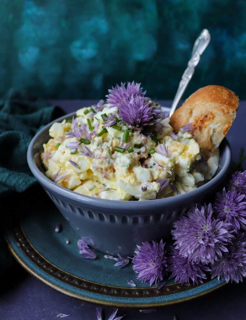 Prosciutto Egg Salad (No Mayo Egg Salad)