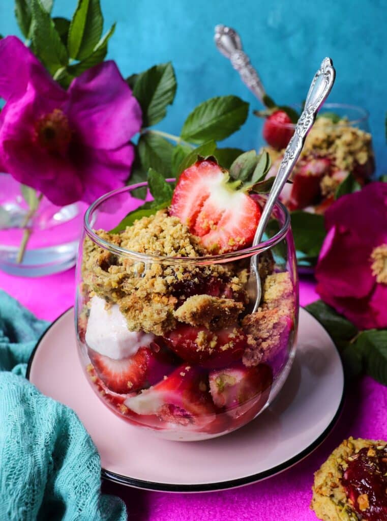 Strawberry Rose Trifle