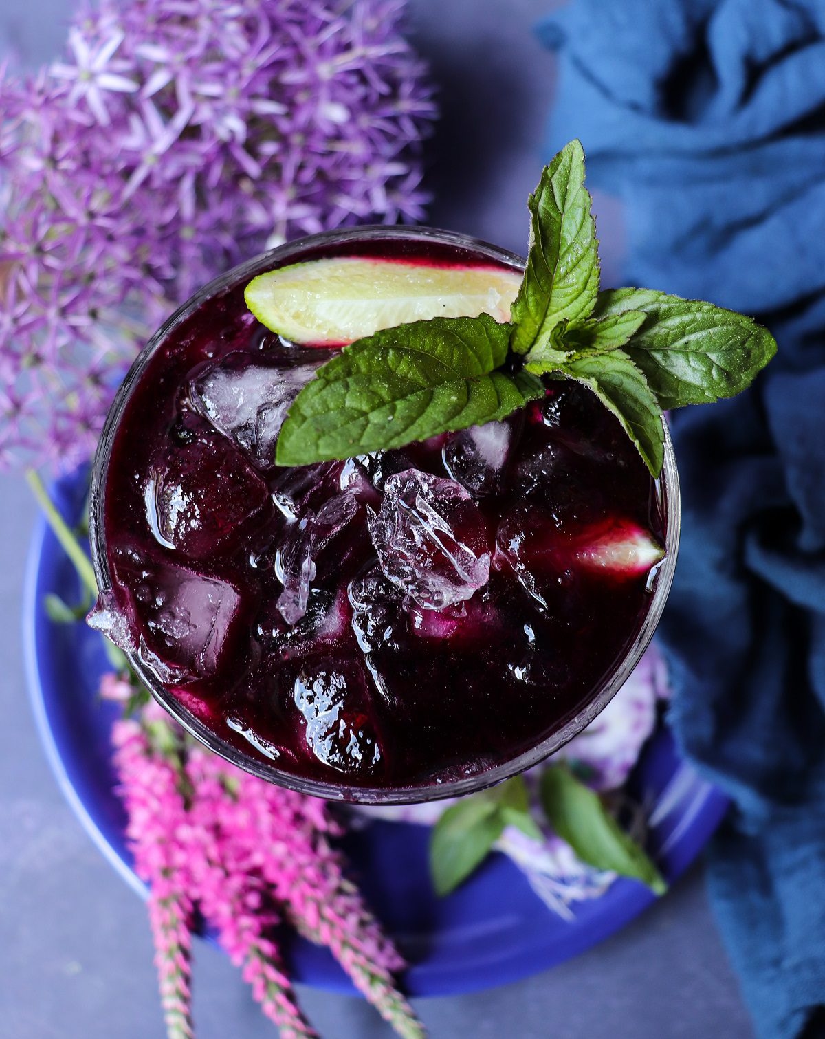 Blueberry Gin Cocktail