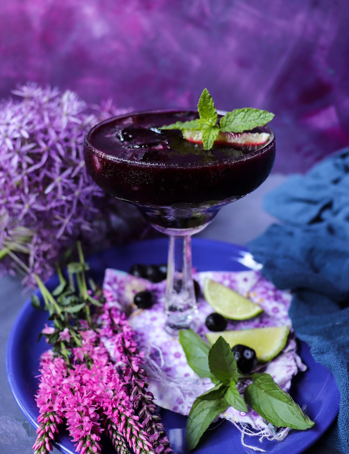 Blueberry Gin Cocktail