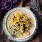 Corn Lavender Chowder
