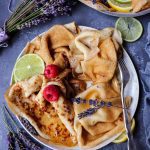 Crêpes with Lavender Citrus Sauce