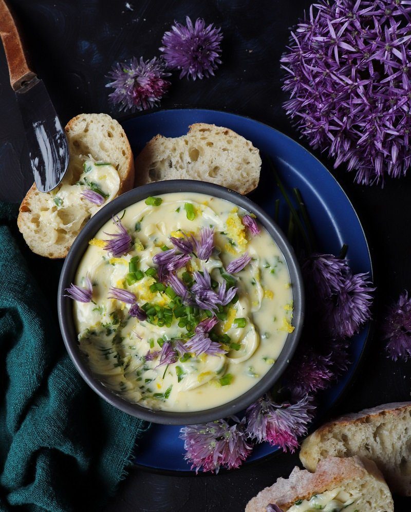 Lemon Chive Compound Butter 