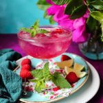 Raspberry Rose Gin Cocktail