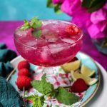Rose Raspberry Gin Cocktail