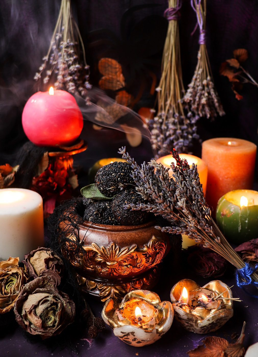 Black Sesame Date Truffles