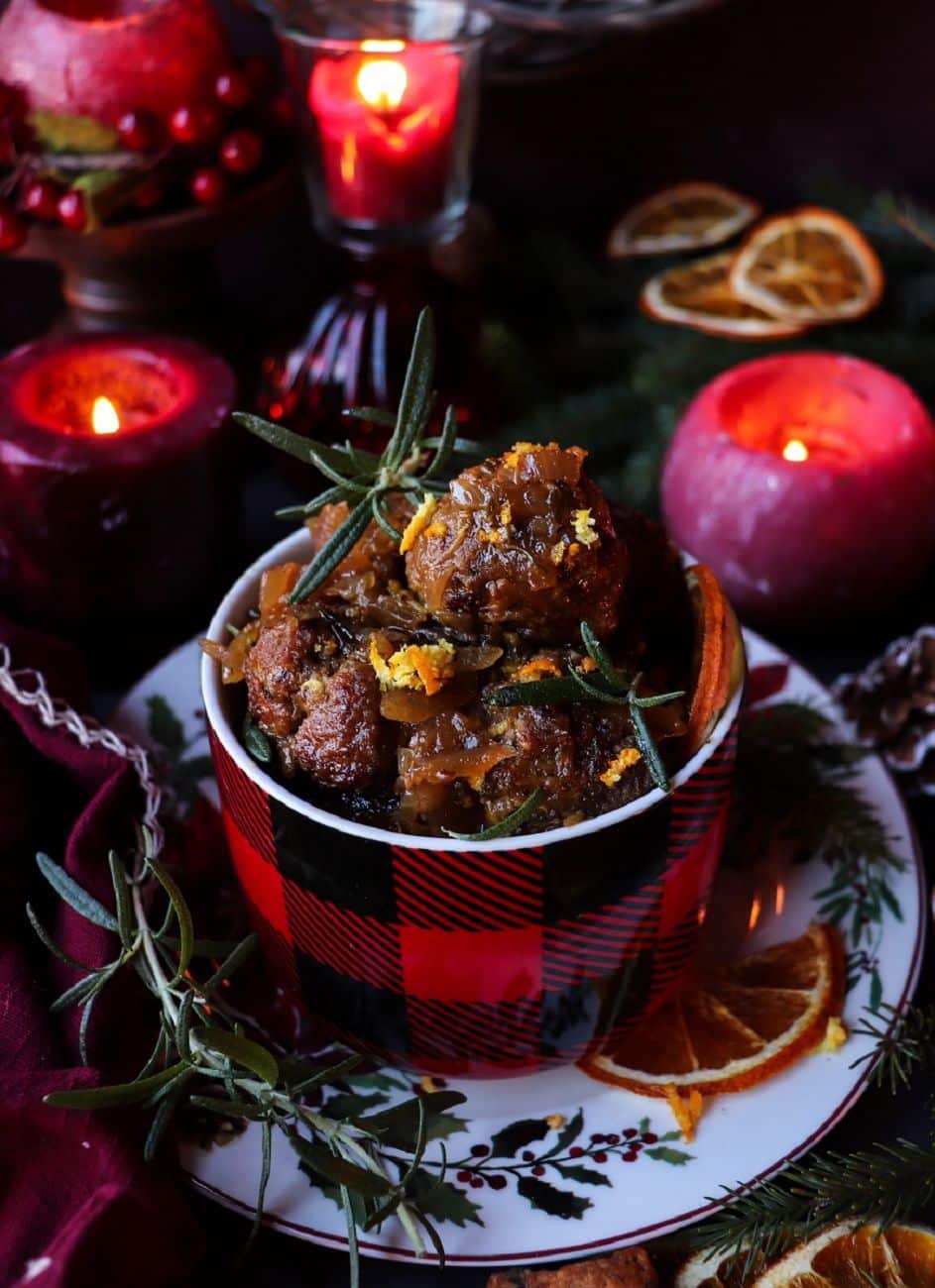 Orange Sauce Meatballs