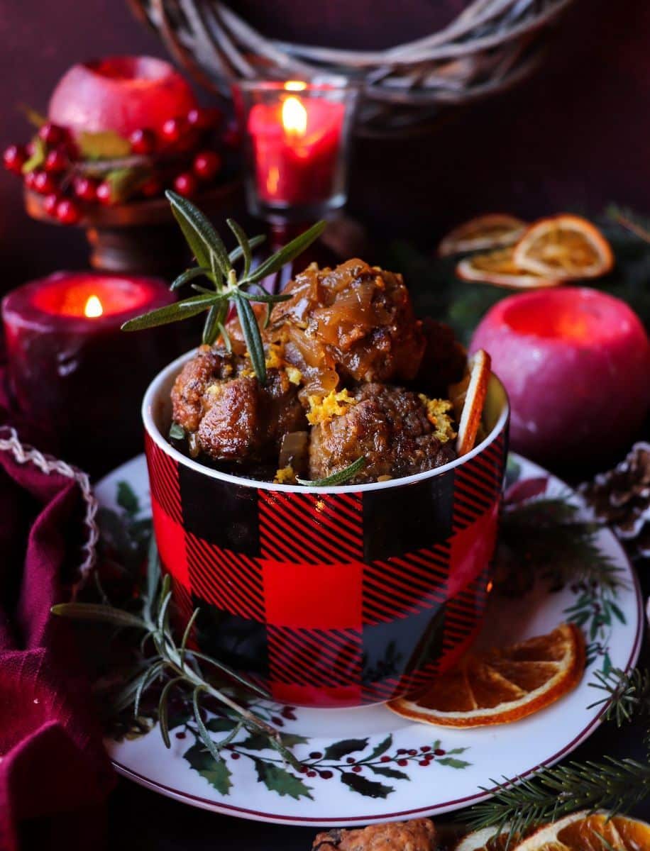 Orange Sauce Meatballs