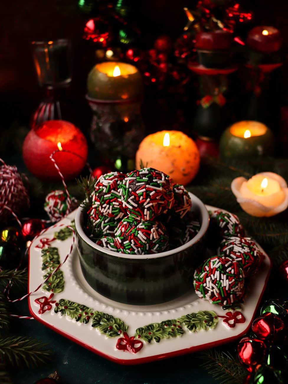 Christmas Brigadeiro Recipe with Spices and Orange Liquor