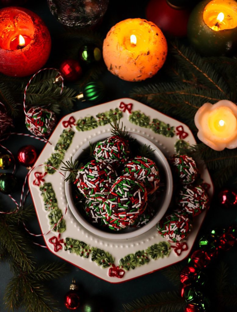 Festive Christmas Brigadeiro Recipe with Spices and Orange Liquor
