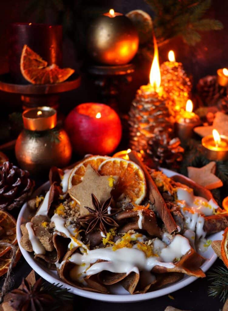 Festive Gingerbread Crêpes for the Holidays