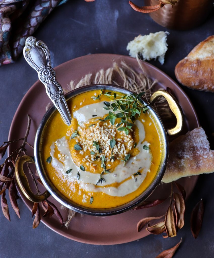 Carrot Tahini Soup