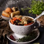 Chicken Orzo Bean Soup