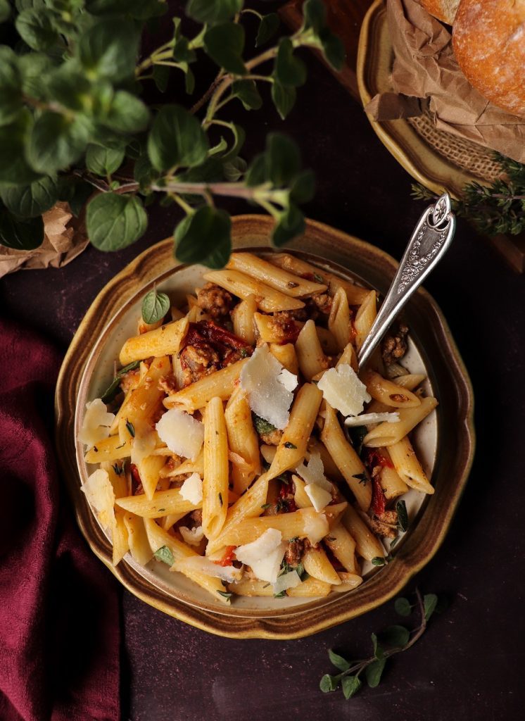 Sun-Dried Tomato Veal Pasta