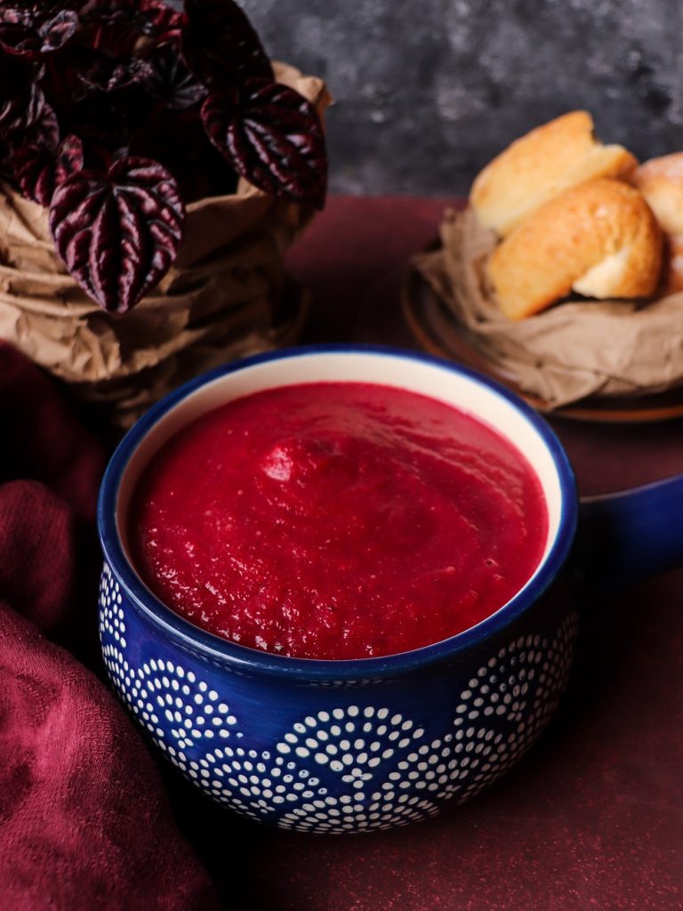 Beetroot Horseradish Soup Havoc in the Kitchen