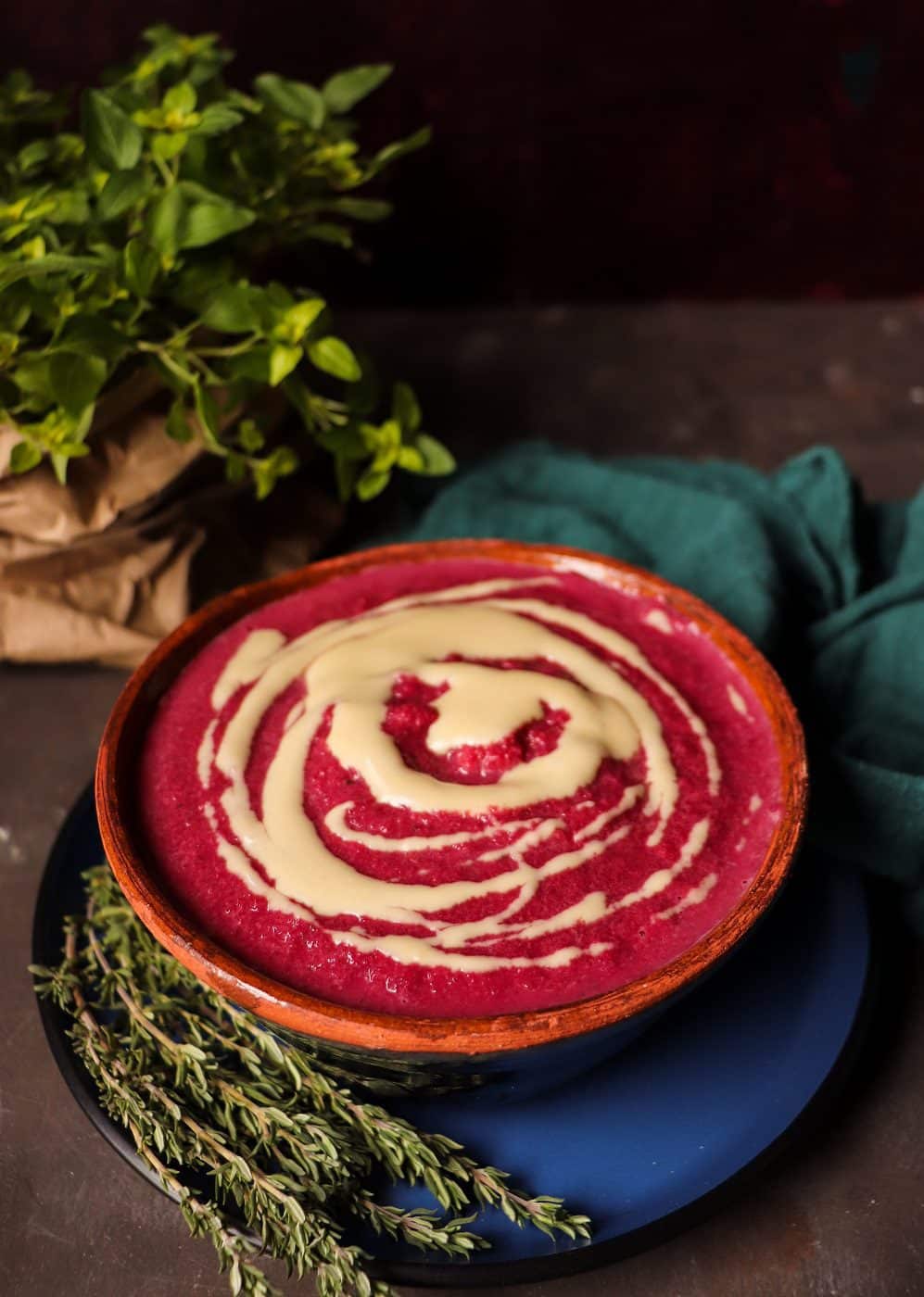 Beetroot Tahini Soup