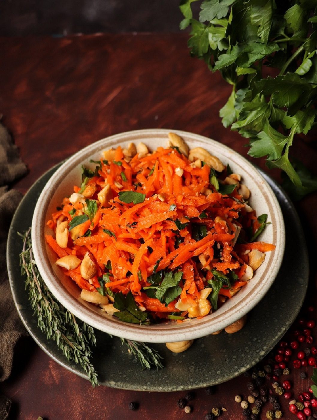 Carrot Cashew Salad