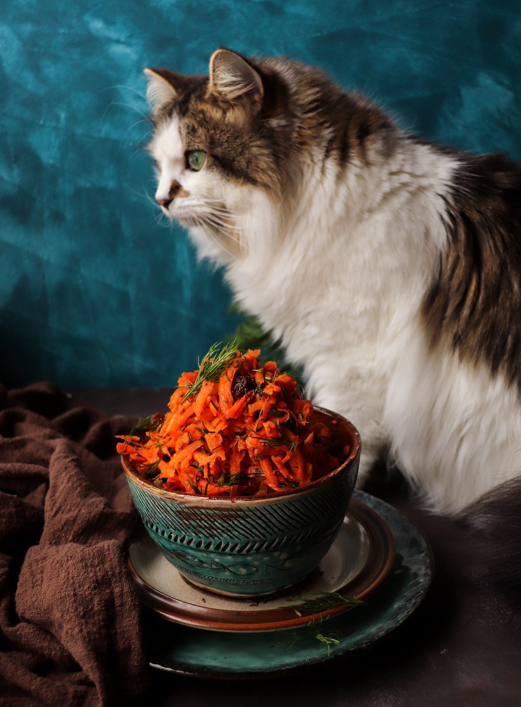 Carrot Salad with Caraway Seeds and Dill