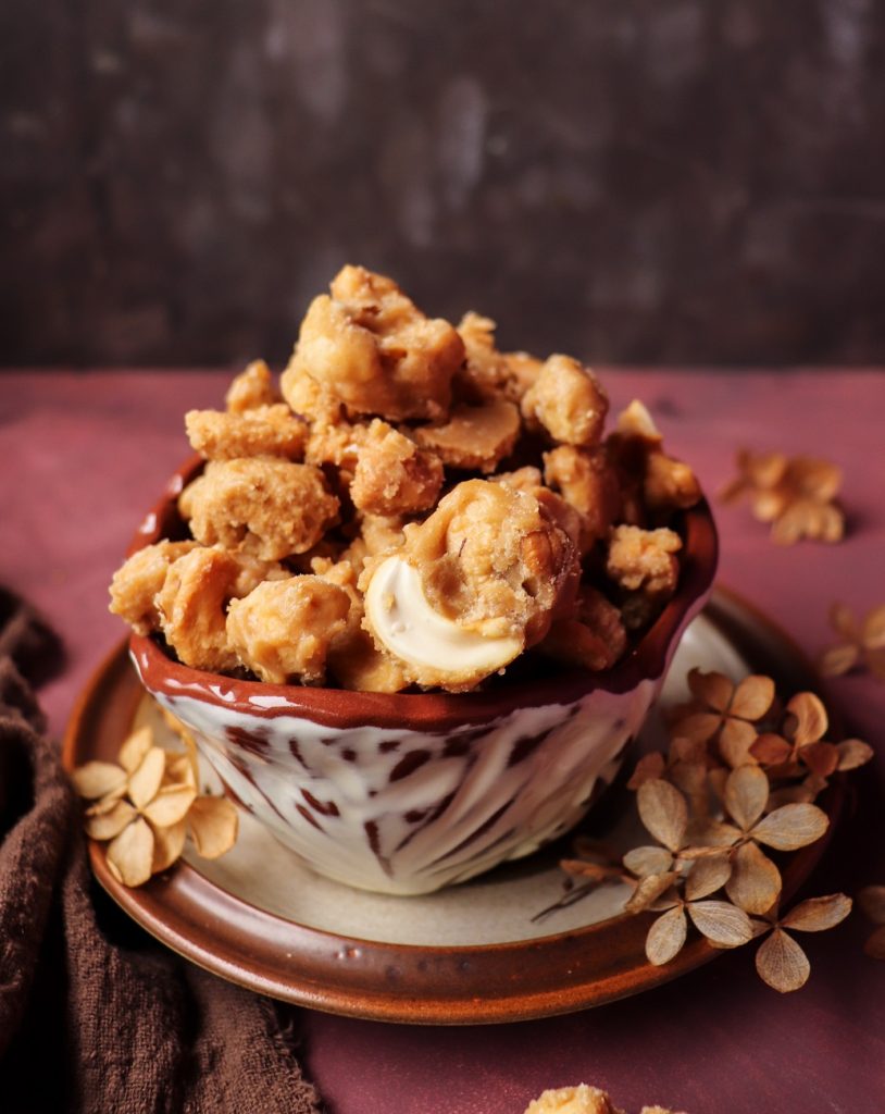 Maple Candied Cashews