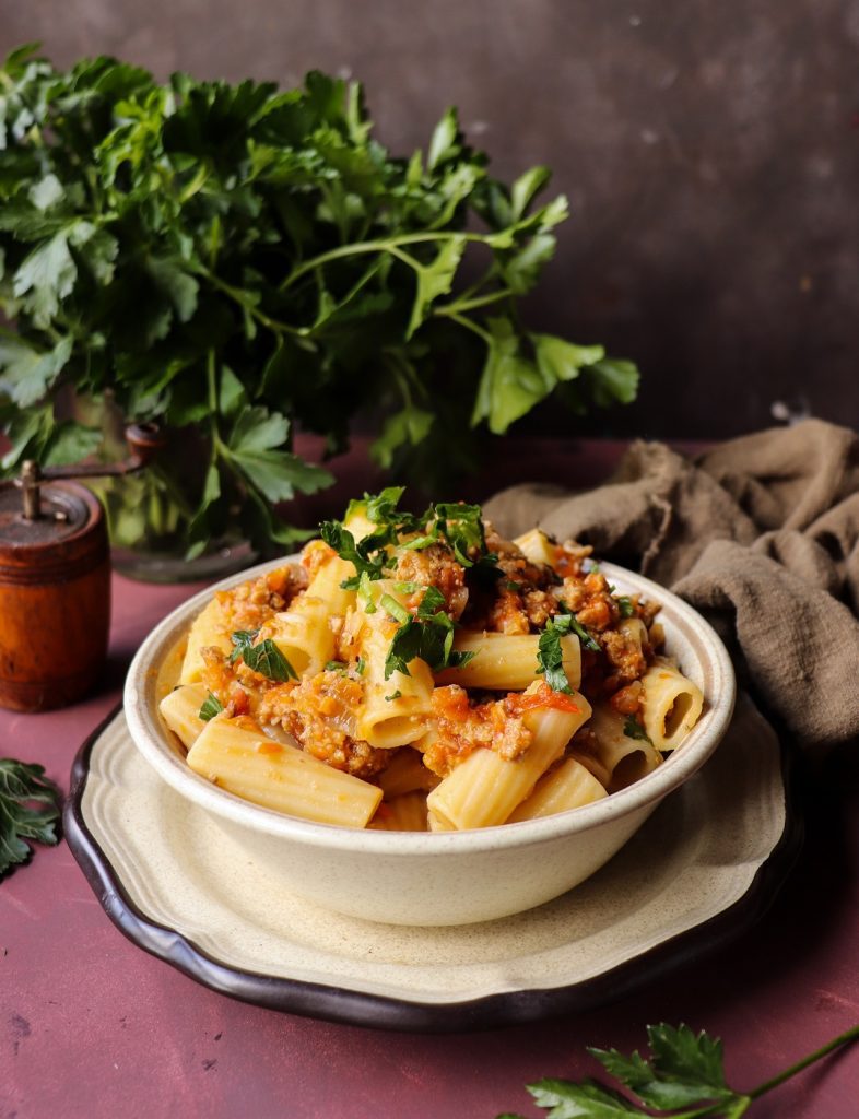Veal Ragù Pasta (Pasta with Ragù Sauce)