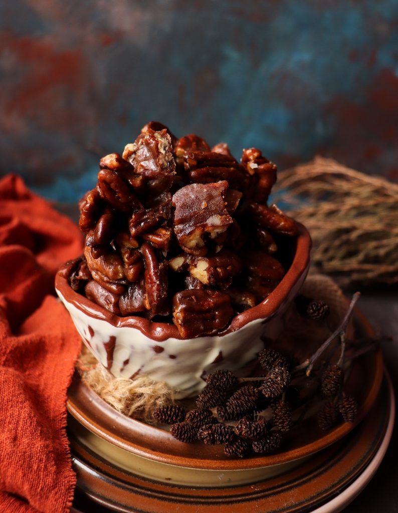 Maple Candied Pecans