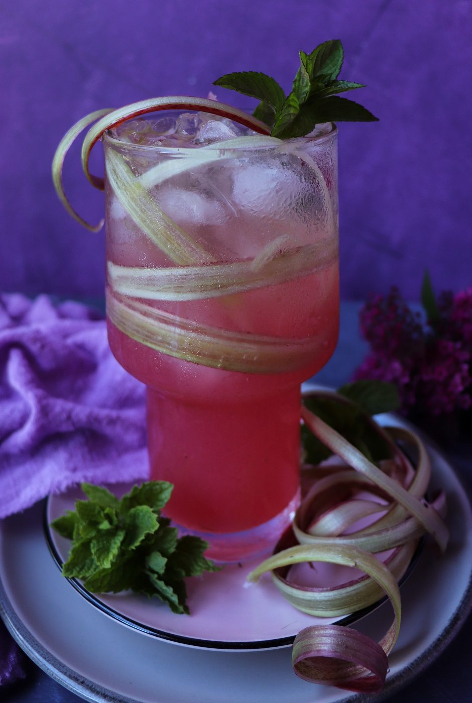 Rhubarb Mojito
