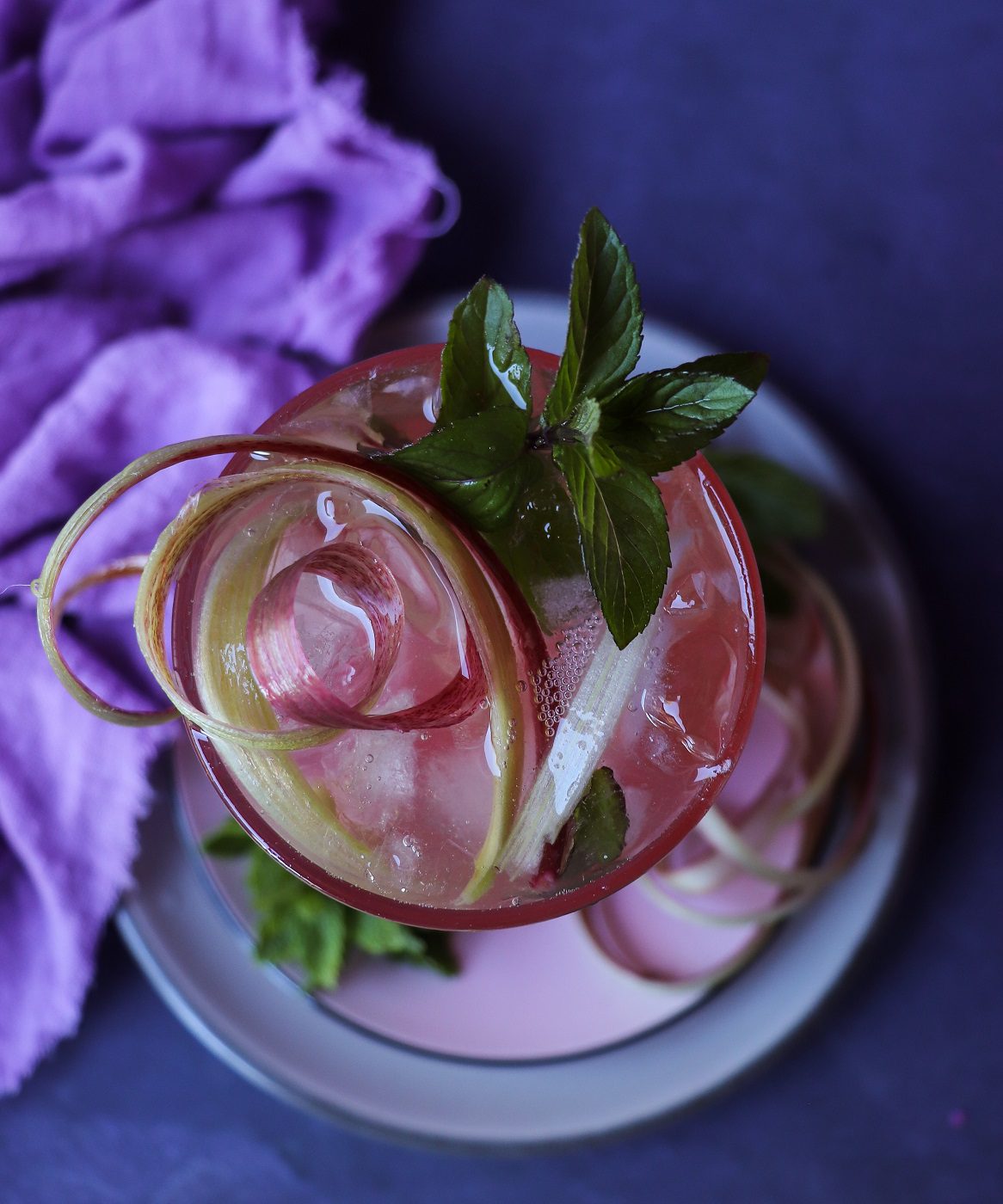 Rhubarb Mojito