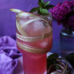 Rhubarb Mojito (with Rhubarb Syrup)