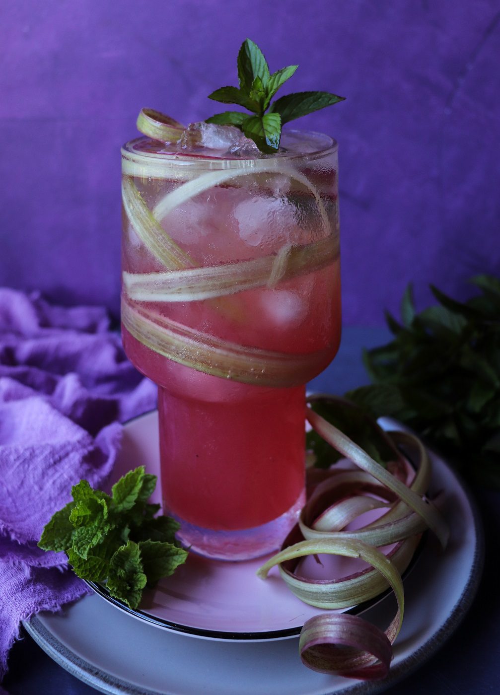 Rhubarb Mojito