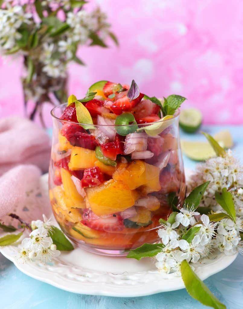Mango Strawberry Salsa