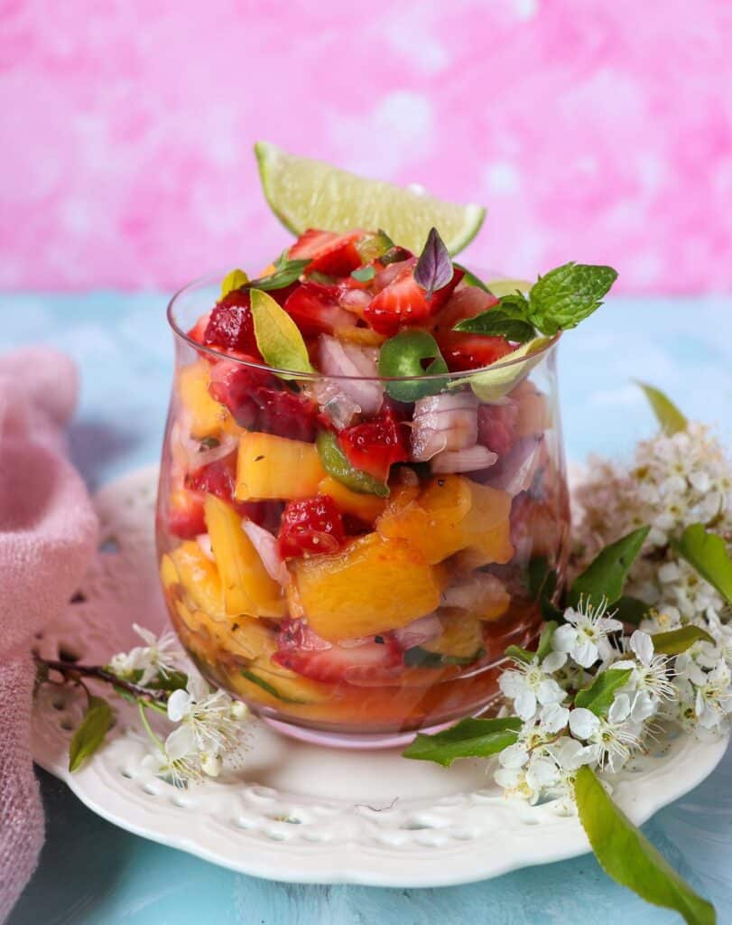 Mango Strawberry Salsa