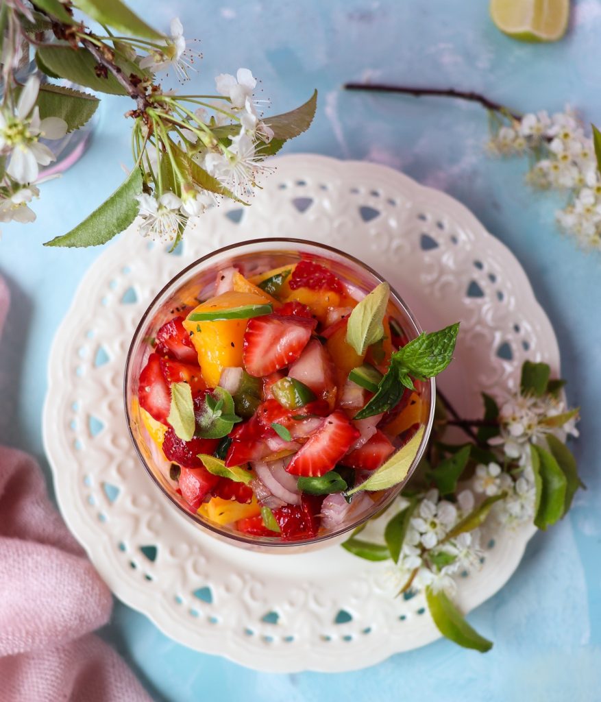 Mango Strawberry Salsa