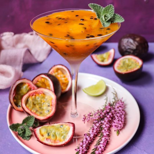 Frozen Mango Passion Fruit Cocktail
