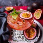 Passion Fruit Peach Cocktail