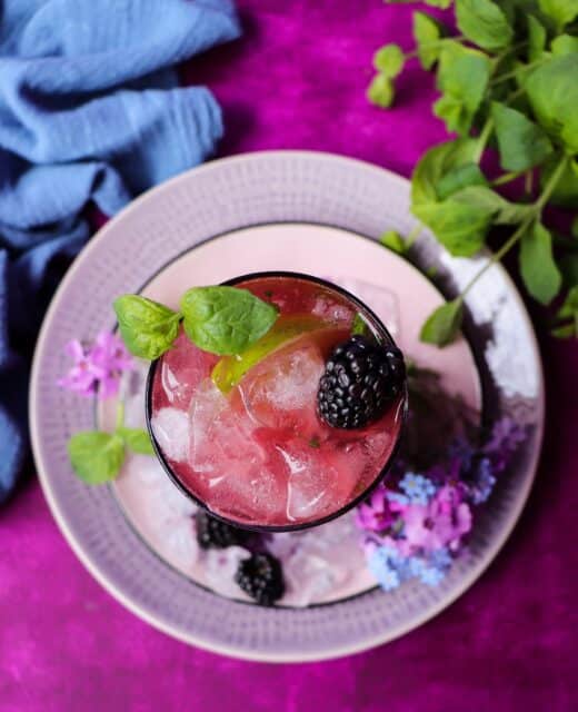 Blackberry Mojito (Refreshing Rum Cocktail)