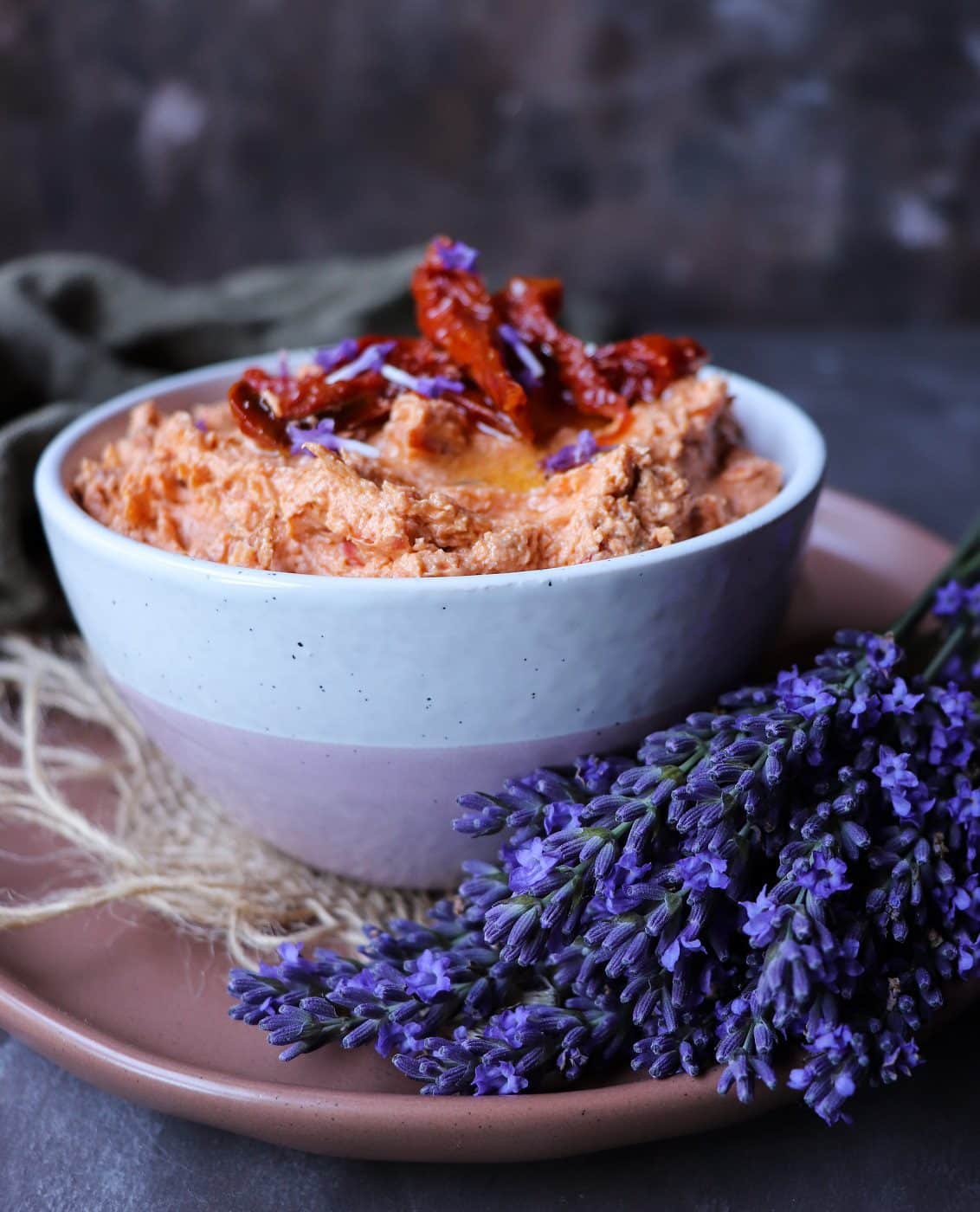 SunDried Tomato Lavender Spread (sundried tomato dip)
