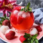 Rose Raspberry Lychee Sangria (Ispahan Sangria)