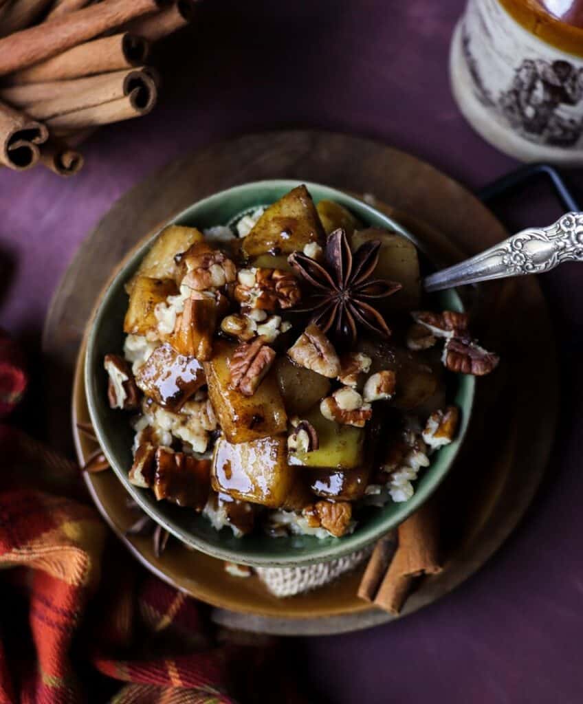 Spiced Maple Pear Oatmeal