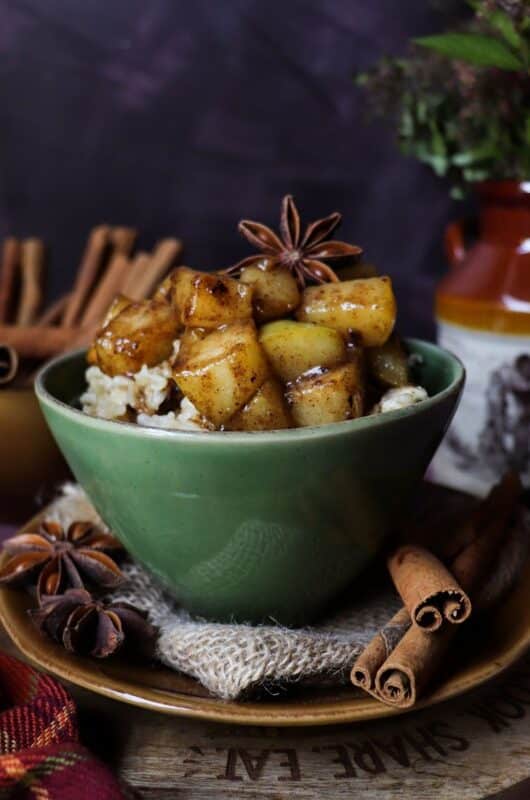 Spiced Maple Pear Oatmeal