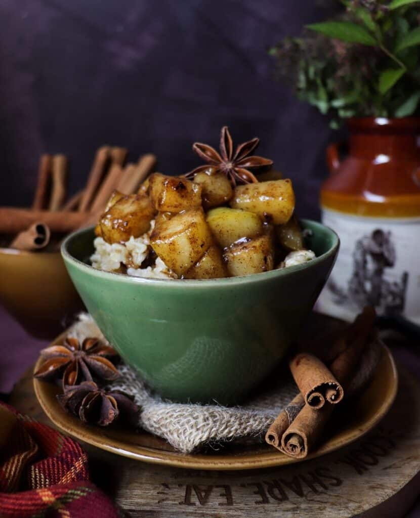 Spiced Maple Pear Oatmeal