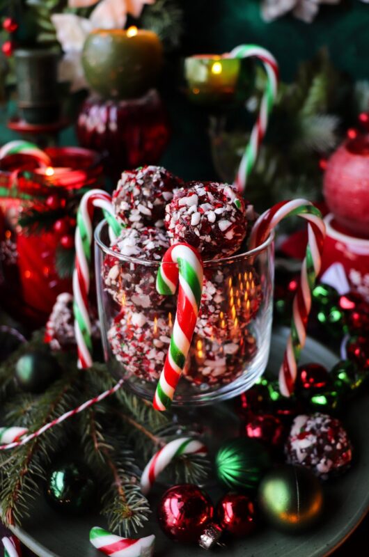 Candy Cane Brigadeiro