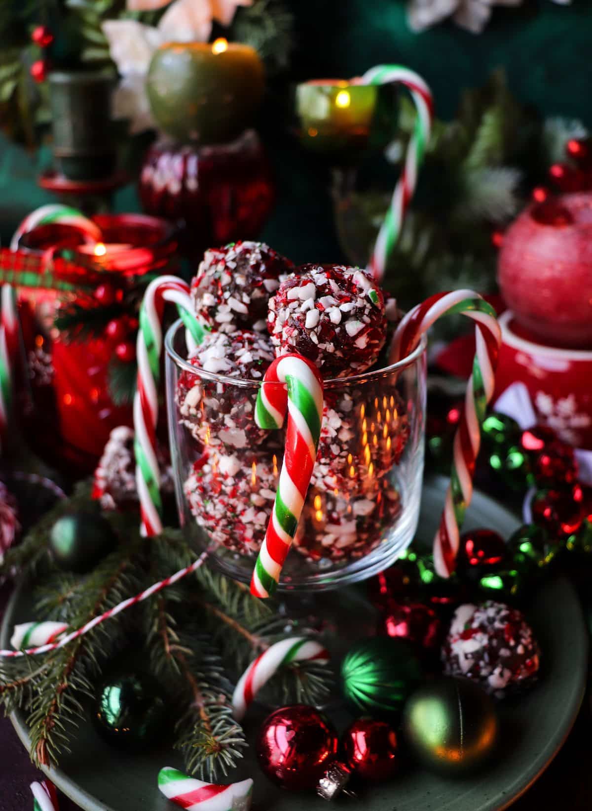 Candy Cane Brigadeiro